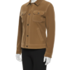 A premium brown suede jacket women featuring a luxury tailored fit and handmade brown womens suede jacket craftsmanship.