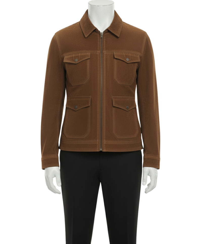 A premium dark brown suede leather jacket women edition featuring a luxury tailored fit and handmade brown suede leather jacket womens craftsmanship.