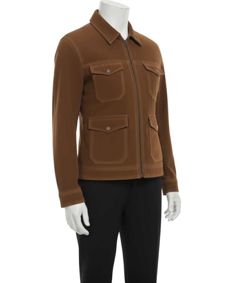 A premium dark brown suede leather jacket women edition featuring a luxury tailored fit and handmade brown suede leather jacket womens craftsmanship.