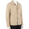 A premium handcrafted mens suede jacket showcasing the high-quality suede jackets for men texture.