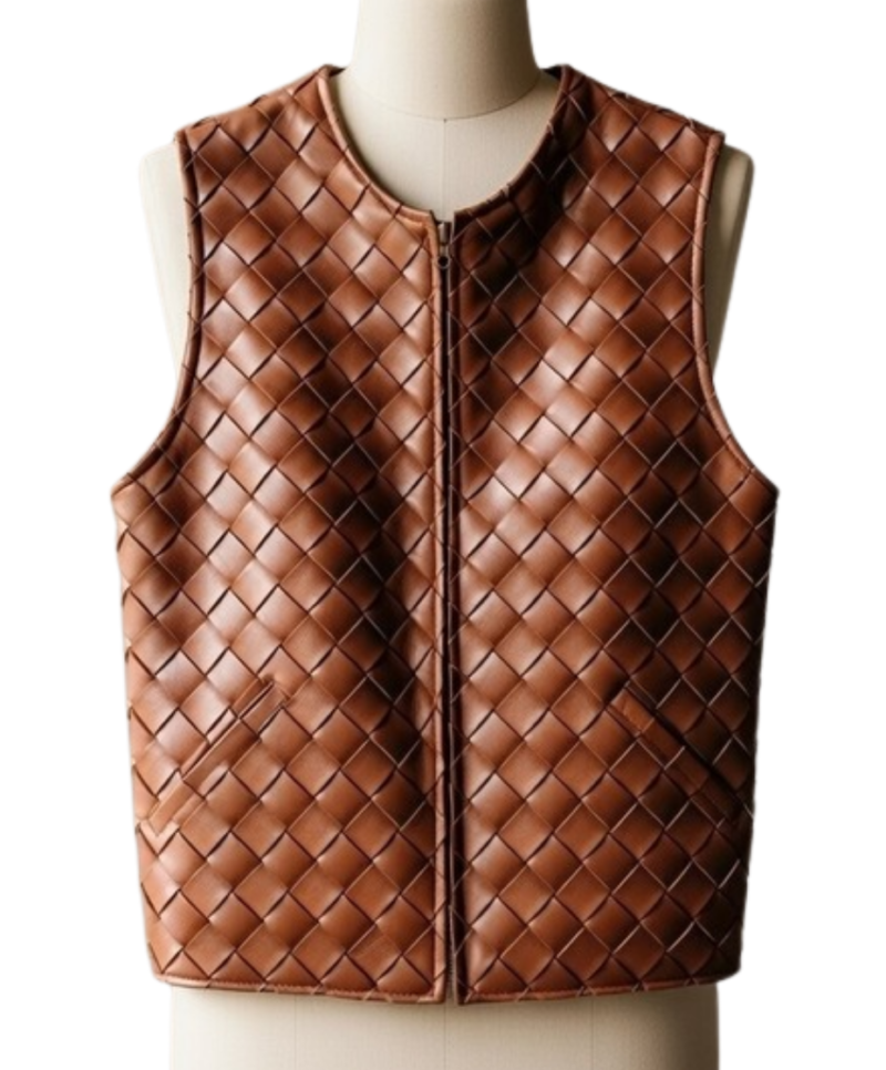 women woven vest
