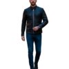 A high-end mens leather jackets featuring a detailed leather black leather jacket woven texture.