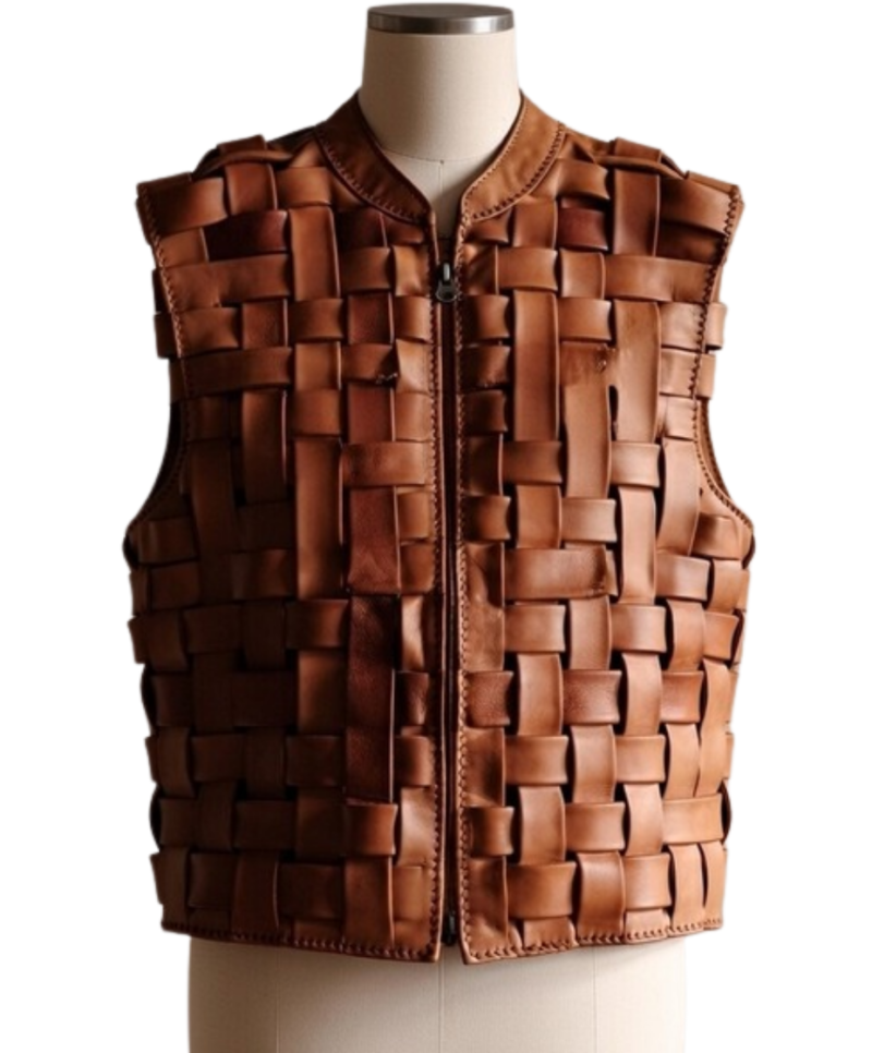 women woven vest